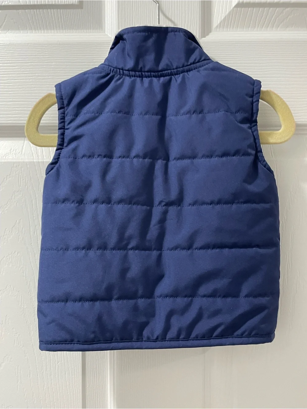 Carter's Blue Quilted Sherpa-Lined Baby Vest